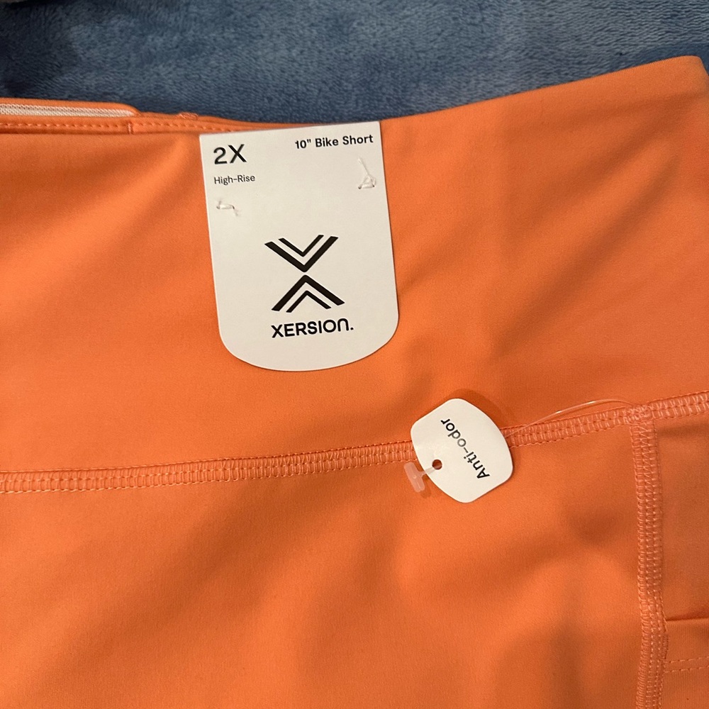 Xersion Women's Orange Shorts - Picture 2 of 8